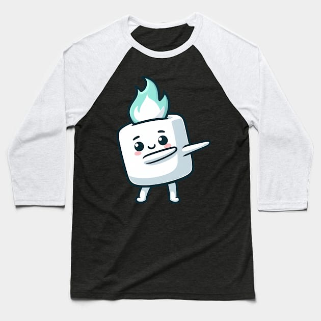 Sweet Marshmallow Sugar Comic Baseball T-Shirt by HBfunshirts